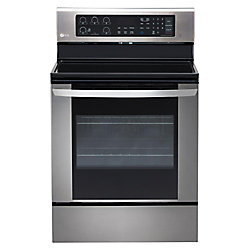 6.3 cu. ft. Electric Single Oven Range with True Convection and EasyClean in Stainless Steel