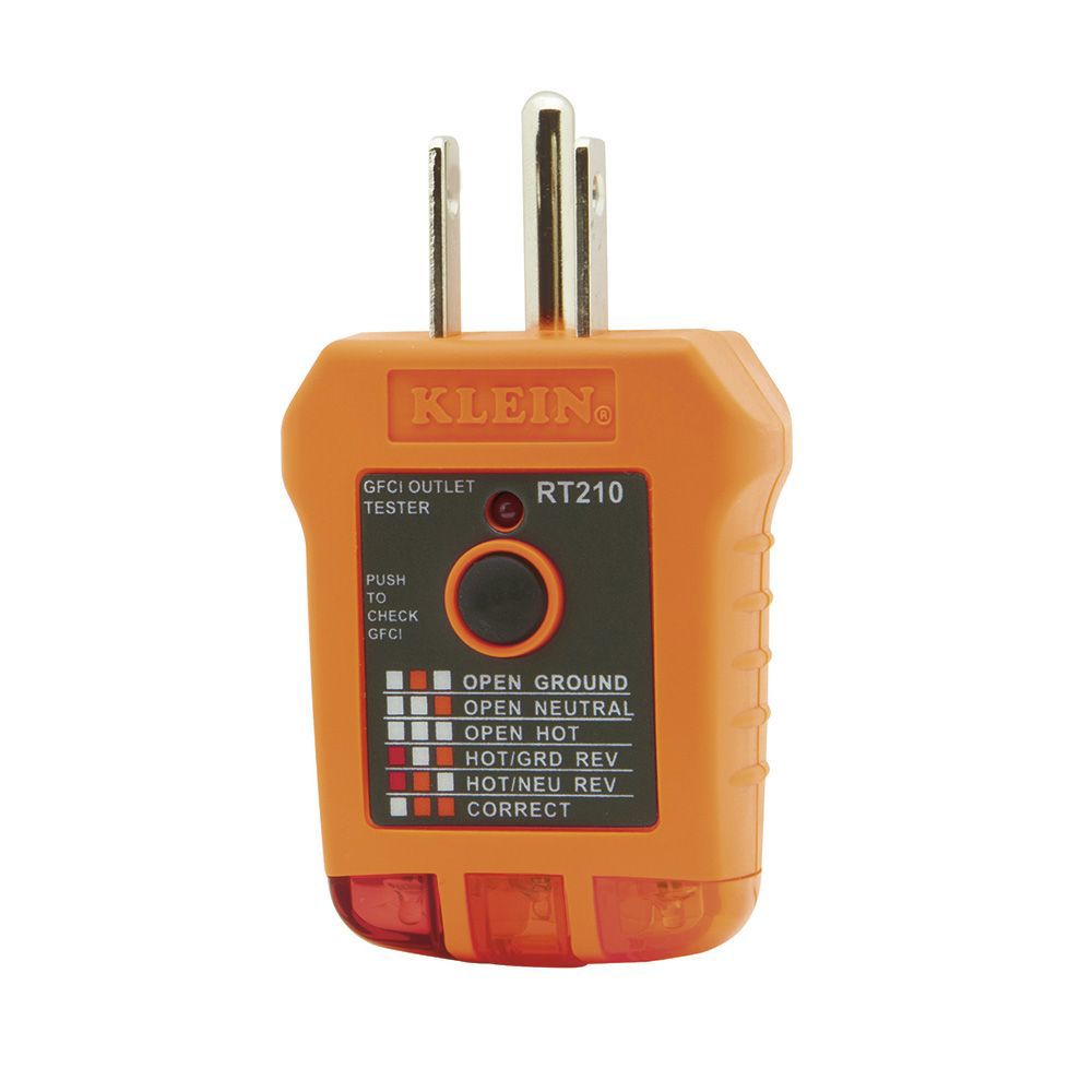 Klein Tools GFCI Receptacle Tester The Home Depot Canada