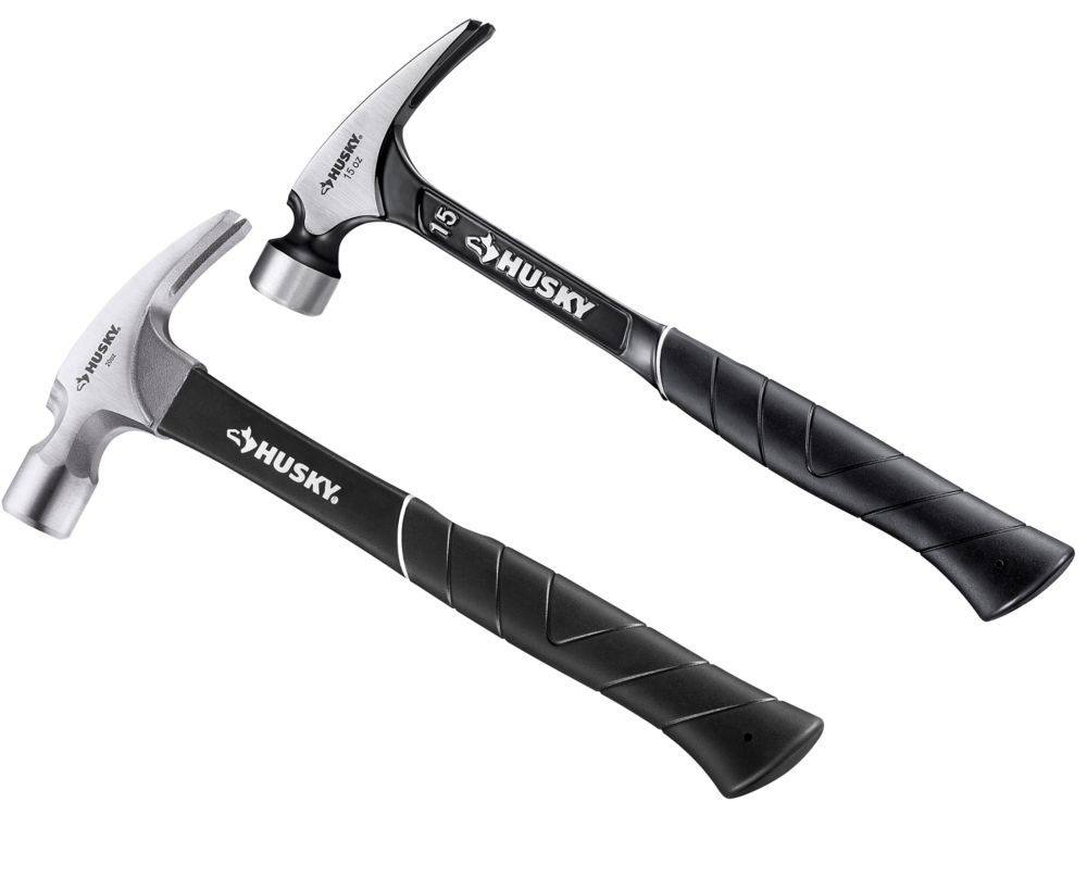 Husky 15oz Steel Rip. & 20oz Fiberglass Rip Hammer The Home Depot Canada