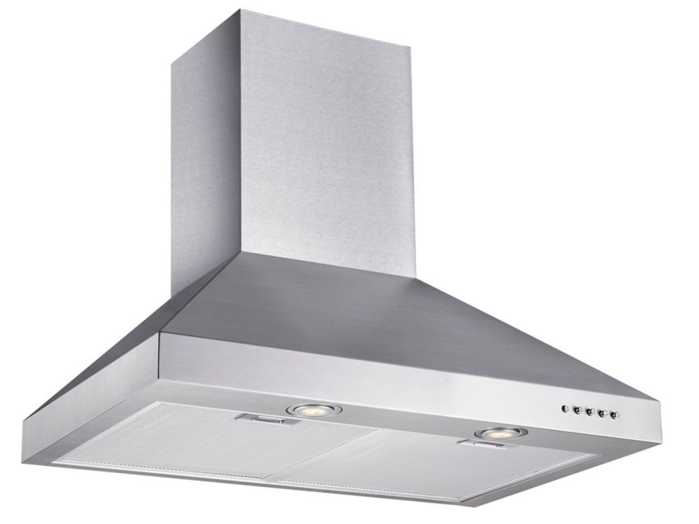 Vissani 30inch 320 CFM Convertible Wall Mount Chimney Range Hood in