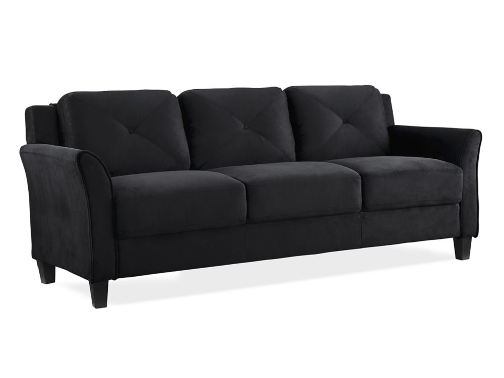 Sofas Sectionals The Home Depot Canada Montego Sofa In Black