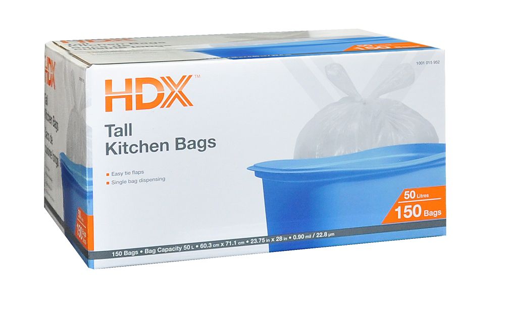 HDX Tall Kitchen Bags 50L The Home Depot Canada   P 1001015952 