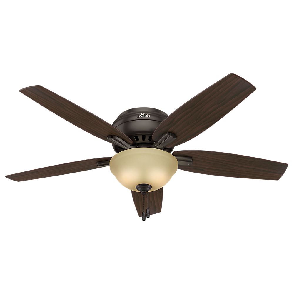 Ceiling Fans The Home Depot Canada Hunter Newsome 52 Inch Low Profile Premier