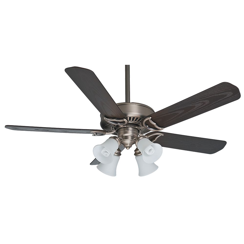 Antique Pewter Ceiling Fan With Light Ideas Casablanca Isotope 52 Inch Brushed Nickel 4 Sd Wall Control Lodge Ceiling Fan