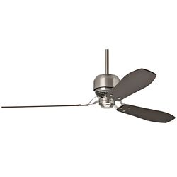 Calibre 48 Inch Brushed Nickel Ceiling Fan With Flat Opal Glass