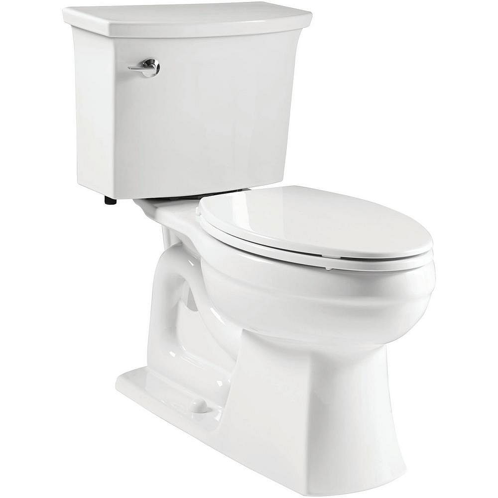 KOHLER Toilette allongée deux pièces de 1,28 gal/chasse Comfort Height
