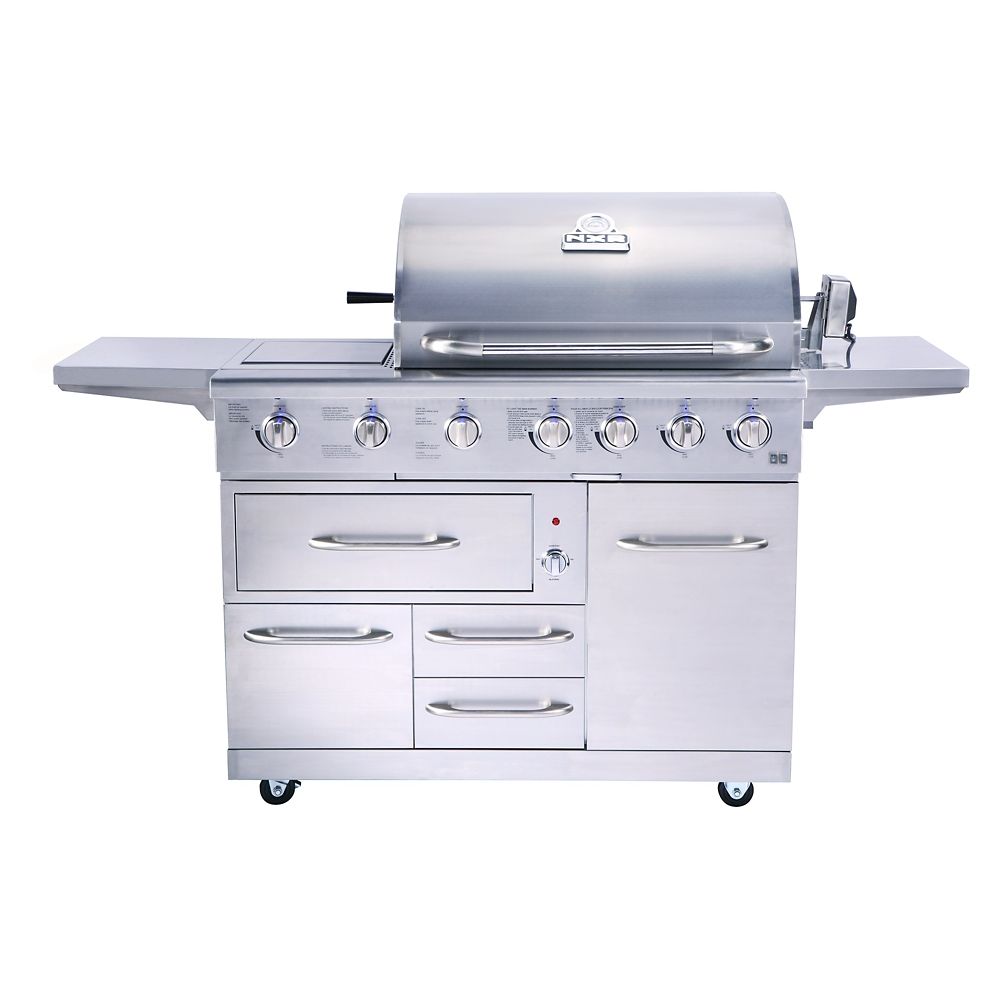 NXR 7Burner 80,000BTU Gas BBQ The Home Depot Canada
