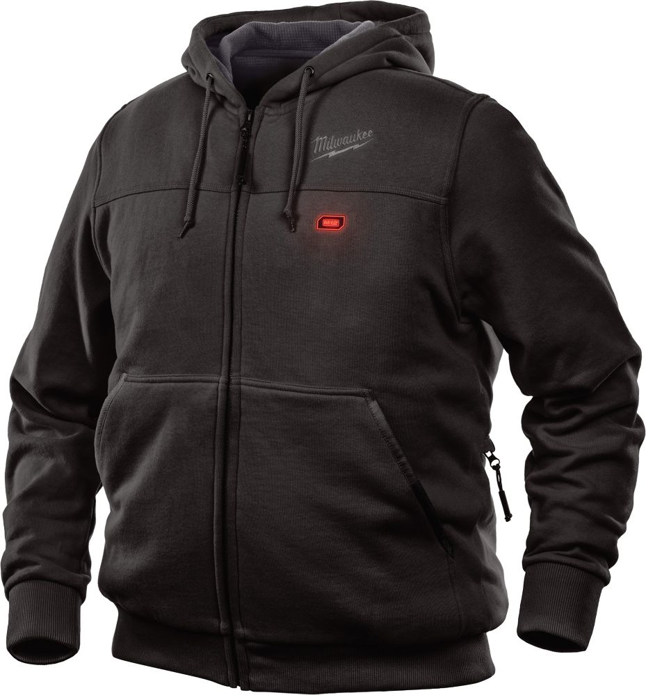 Milwaukee Tool M12 Heated Hoodie Only - Black - Large | The Home ...