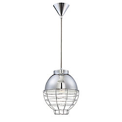 Brampton Collection, 1-Light Chrome Pendant