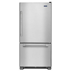 Réfrigérateur à congél. inférieur, Energy Star, 30 po, 19 pi³, acier inox. rés. aux traces de doigt - ENERGY STAR®