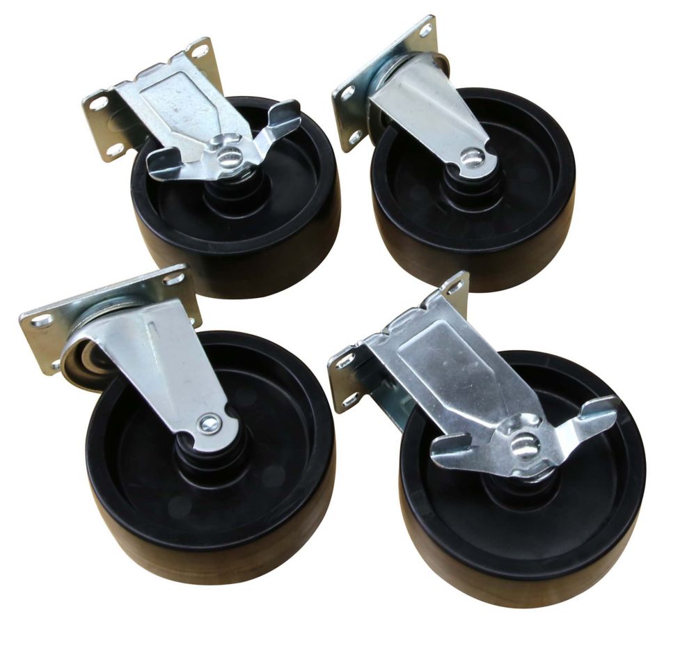 HUSKY 5 Inch X 2 Inch PP Caster Set | The Home Depot Canada