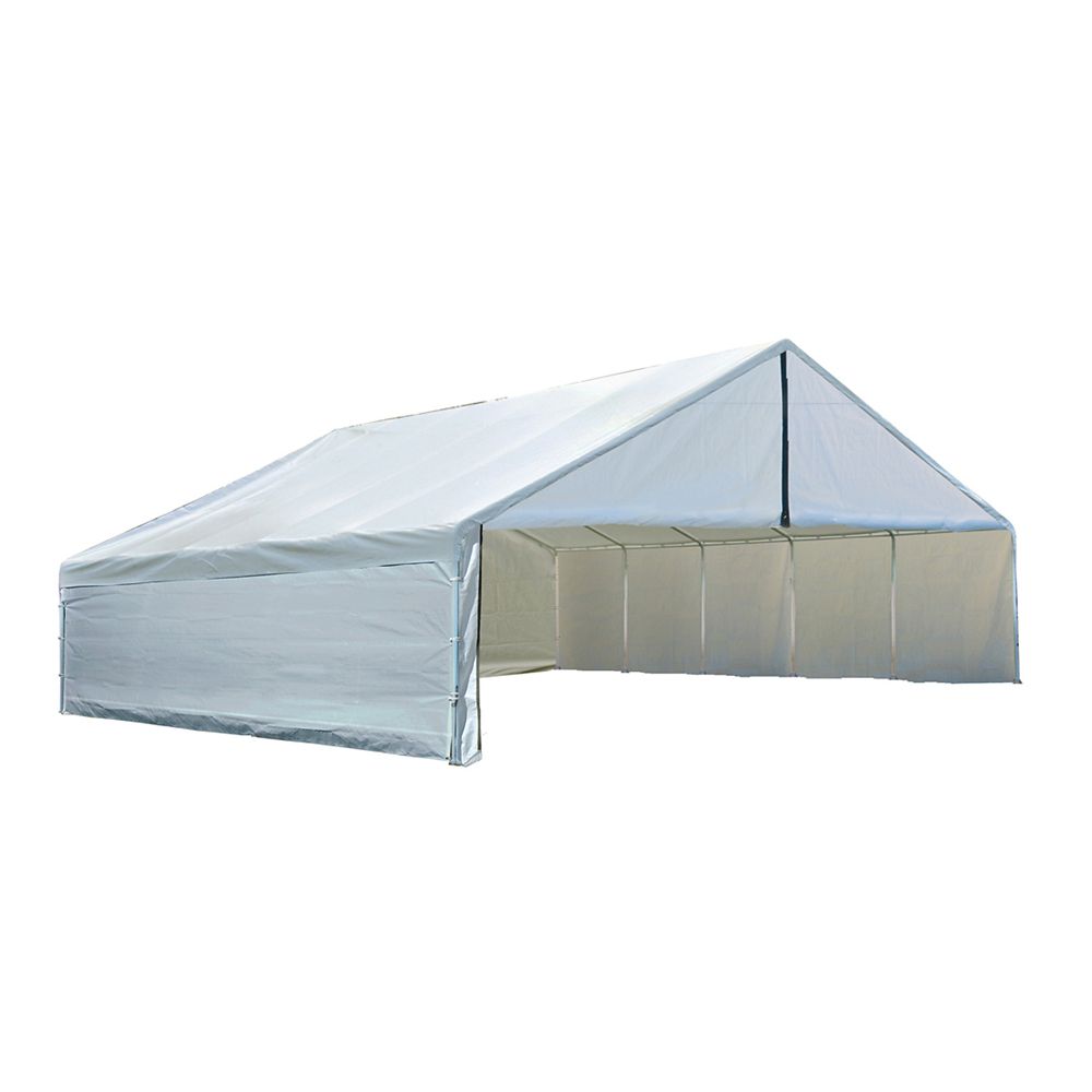 ShelterLogic Ultra Max 30 ft. x 30 ft. White Industrial Canopy | The ...