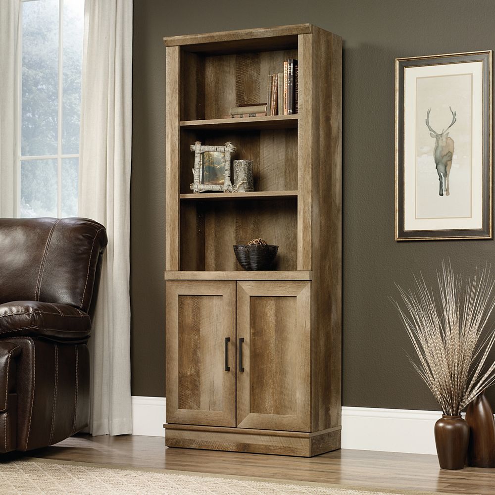 Sauder Library With Doors The Home Depot Canada