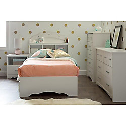 Tiara 5-Drawer Chest, Pure White