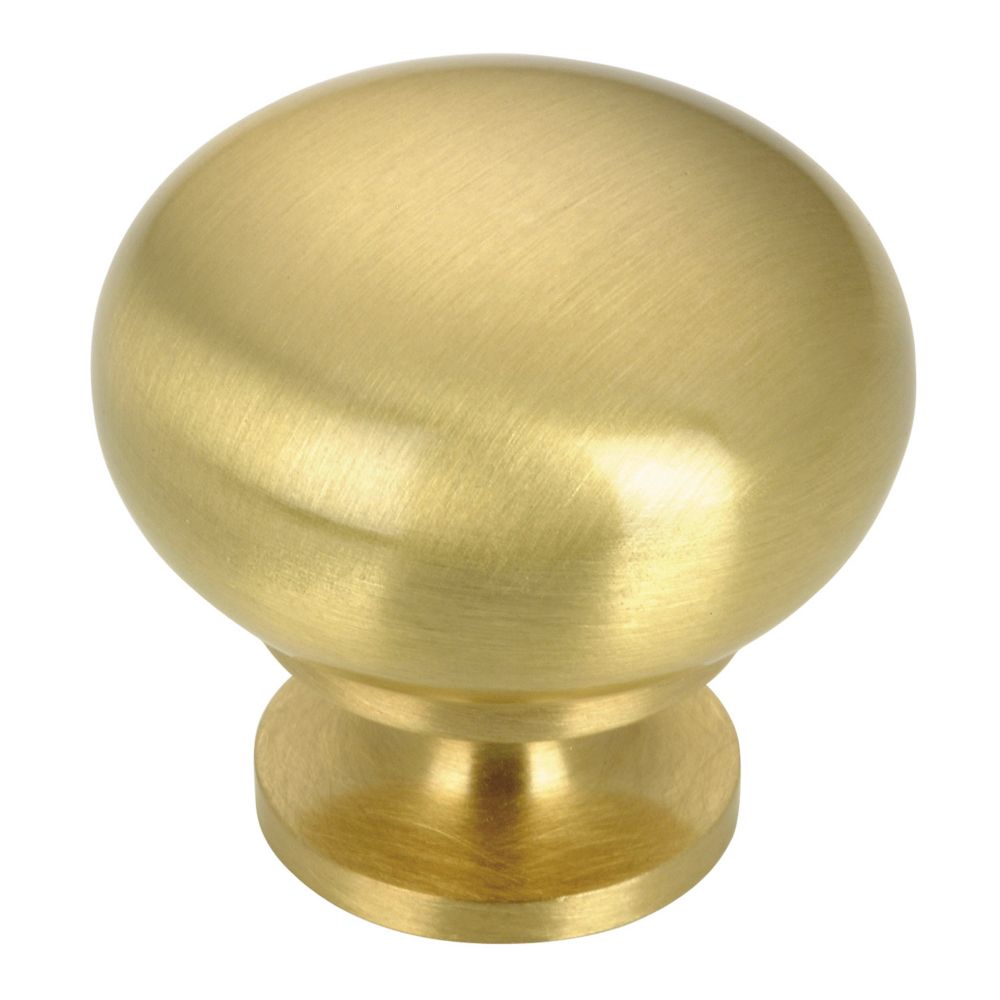 Richelieu Transitional Metal Knob Satin Brass The Home Depot Canada