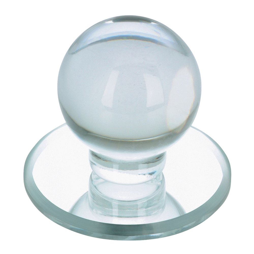 Richelieu Eclectic Acrylic Knob Clear 31.5 mm Dia. The Home Depot