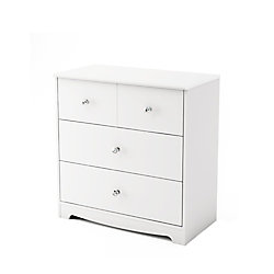 undefined Little Jewel 3-Drawer Chest, Pure White