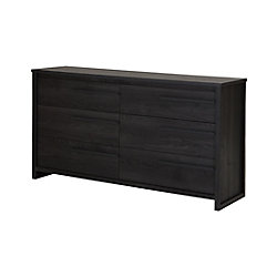 undefined Tao 59.25-inch x 32.5-inch x 16.5-inch 6-Drawer Dresser in Grey