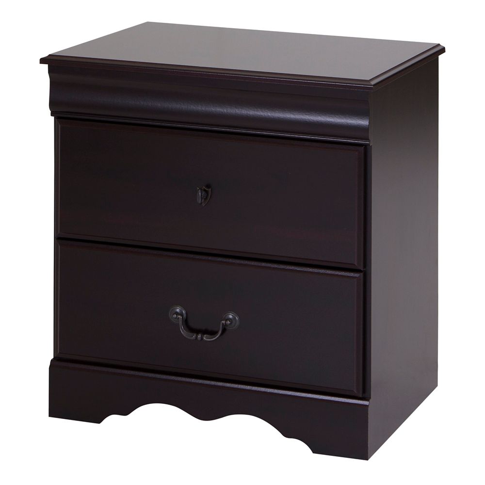 South Shore Vintage 24inch x 25inch x 17inch 2Drawer Nightstand in