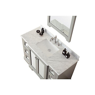 Avanity Versastone 25 Inch W Solid Vanity Top In Matte White With 22 Avanity Versastone 25 Inch W Solid Vanity Top In Matte White With 22 Deep Bowl The Home Depot Canada