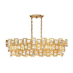 Elrose Collection, 5-Light Gold Chandelier