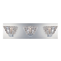 undefined Zilli Collection, 3-Light Chrome Bathbar