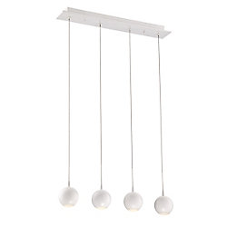 undefined Patruno Collection, 4-Light LED White Chandelier