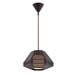 Recinto Collection, 1-Light Large Bronze Pendant