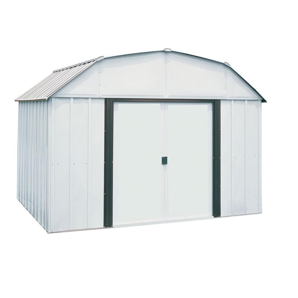 arrow lexington 10 ft. x 8 ft. steel storage shed the