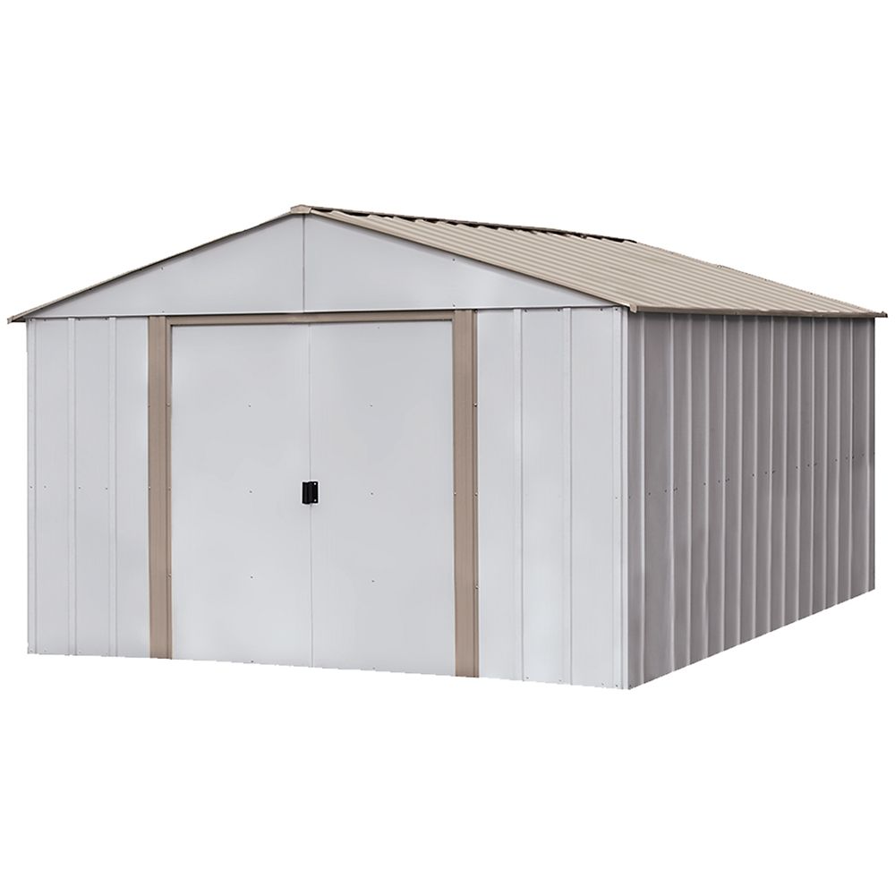 Arrow Oakbrook 10 ft. x 14 ft. Steel Storage Shed | The 