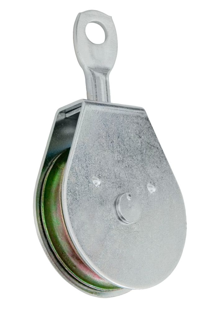 Everbilt 21/2 inch HeavyDuty SingleSheave, SwivelEye Pulley The