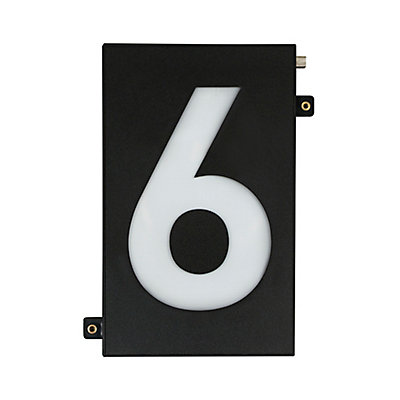 Taymor Modular 5 Inch Black Led Illumination House Number The Home Taymor Modular 5 Inch Black Led Illumination House Number The Home Depot Canada