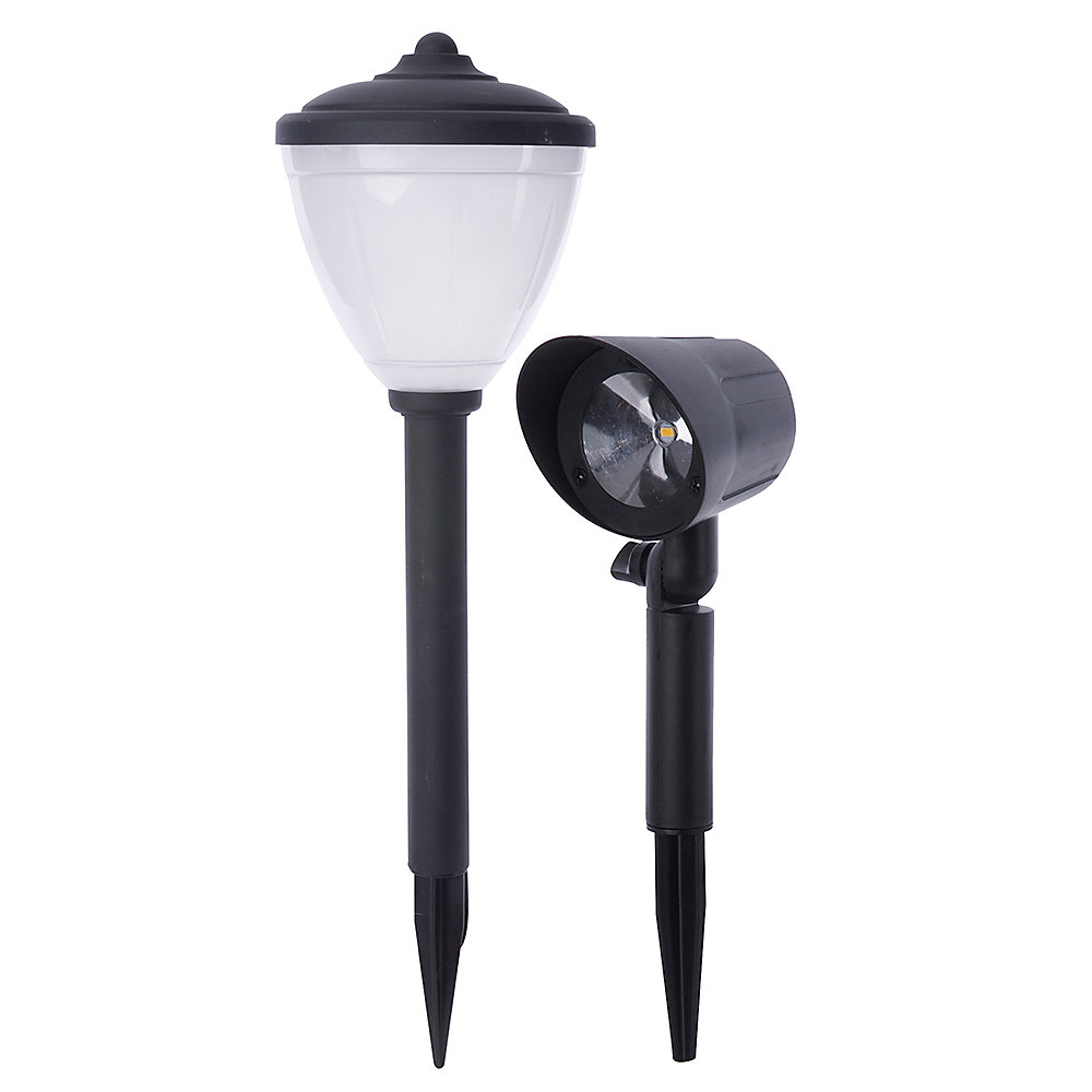 Hampton Bay LED Path Light and Flood Light Kit (8-Pack) | The Home