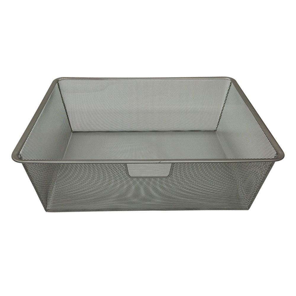 Storage Bins Baskets Totes The Home Depot Canada Closet Culture System 22 Inch Wire Mesh