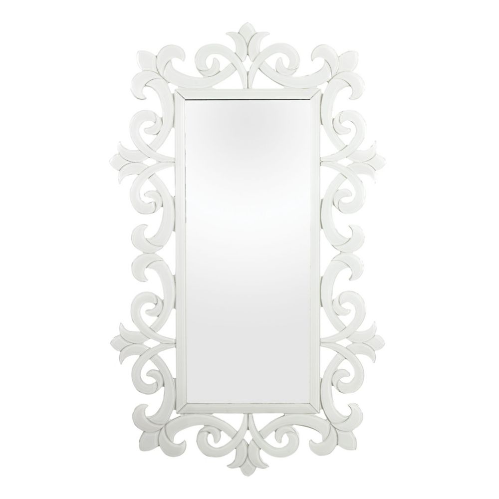 Decorative Mirrors Floor Wall The Home Depot Canada Titan Lighting Haylee Glass Scroll Work Framed Mirror