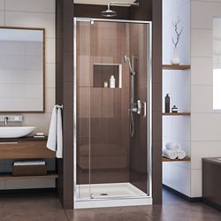 Dreamline Flex 28 Inch To 32 Inch X 72 Inch Framed Pivot Shower