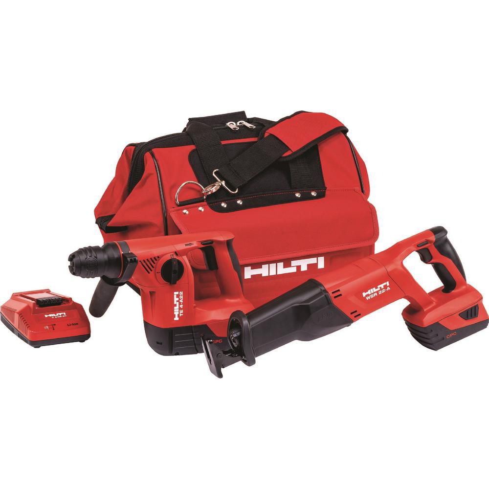 Hilti 18Volt LithiumIon Cordless Rotary Hammer Drill/Reciprocating