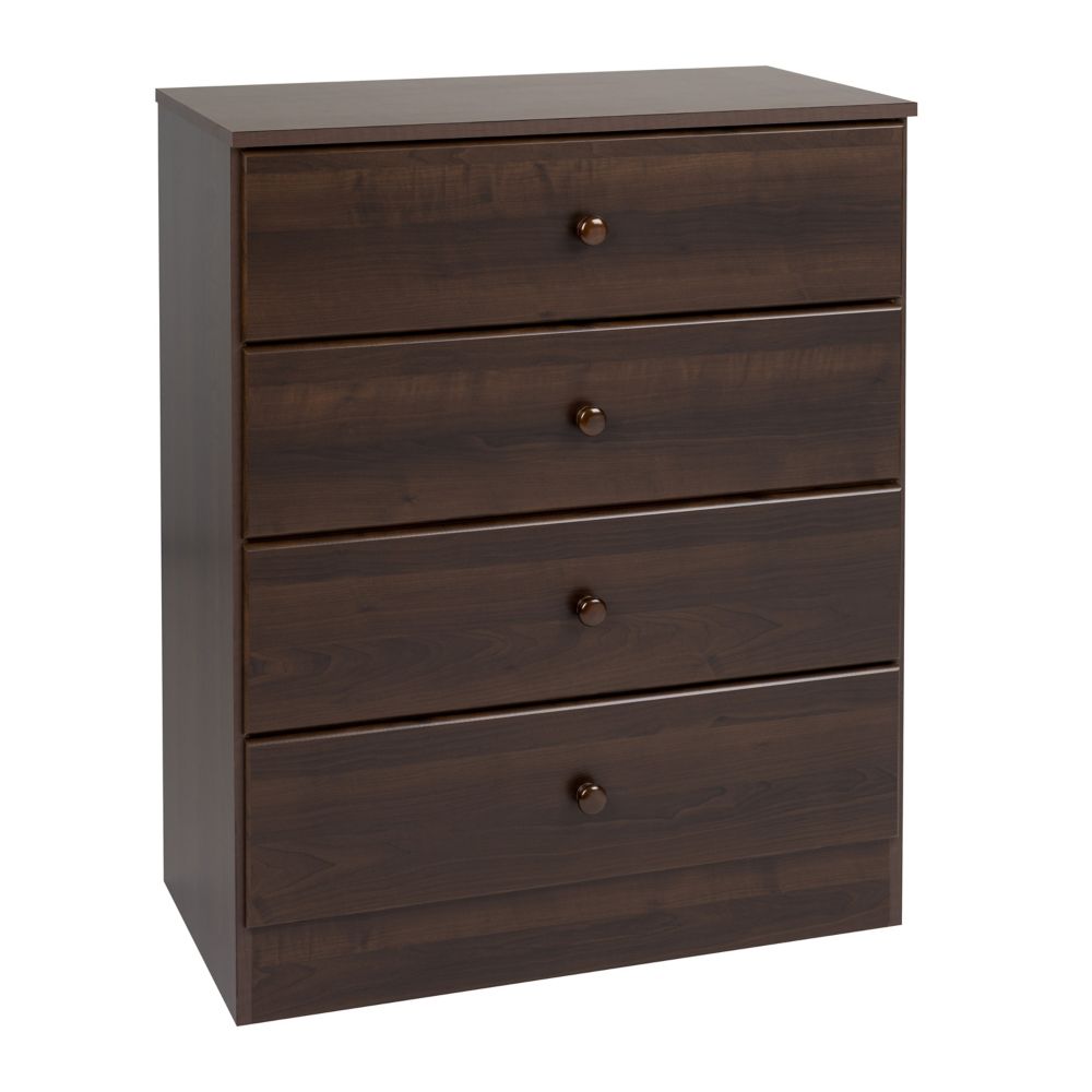 Prepac Astrid 30 Inch X 36 25 Inch X 16 5 Inch 4 Drawer Dresser In