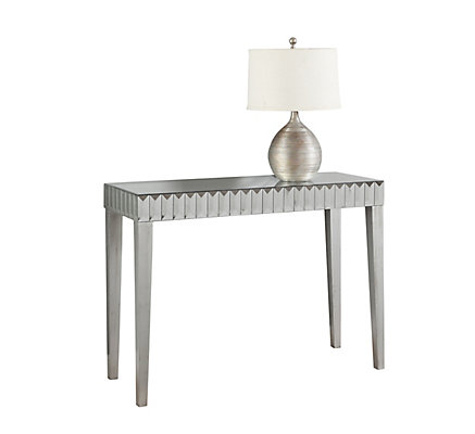Monarch Specialties Console Table 42 Inch L Brushed Silver Monarch Specialties Console Table 42 Inch L Brushed Silver Mirror The Home Depot Canada
