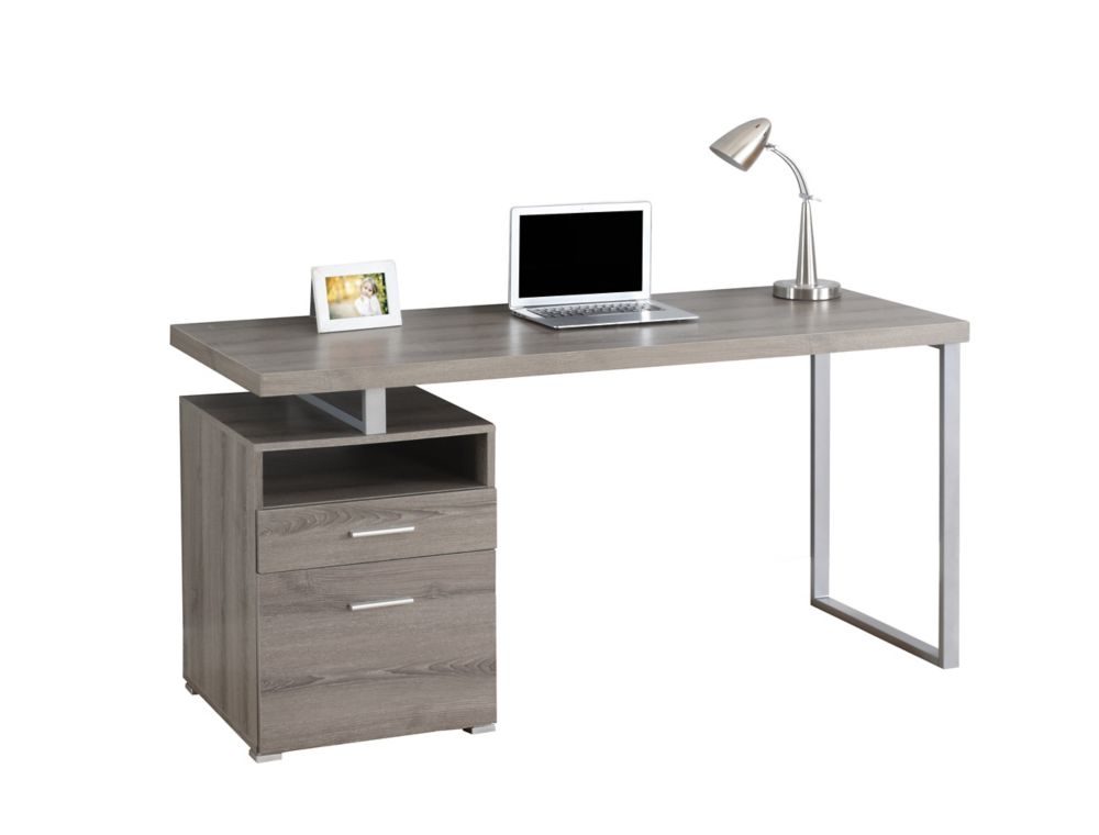 Monarch Specialties Grey Computer Desk