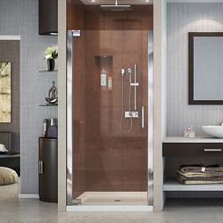 Vigo Pirouette 30 To 36 Inch X 72 Inch Frameless Pivot Shower Door