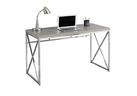 Monarch Specialties 47 Inch X 30 24 Standard Computer Monarch Specialties 47 Inch X 30 24 Standard Computer Desk In Grey The Home Depot Canada