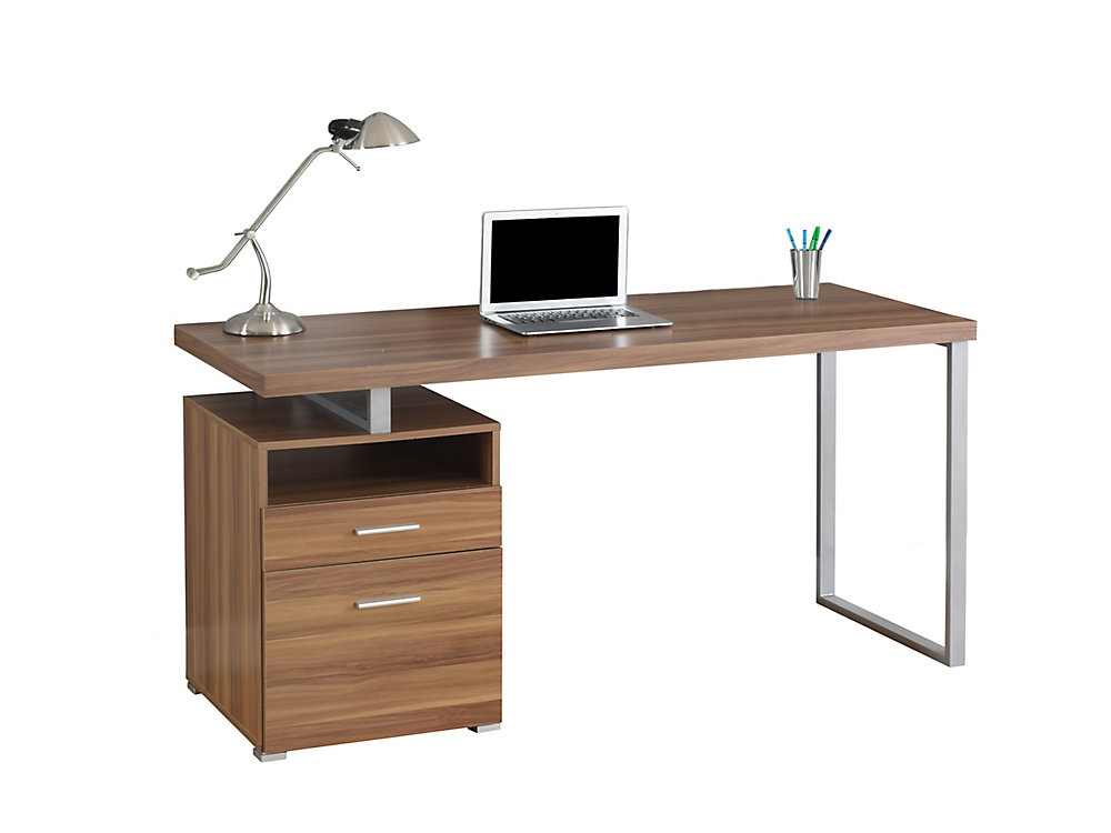 60 Inch X 30 24 Standard Computer Desk In Walnut