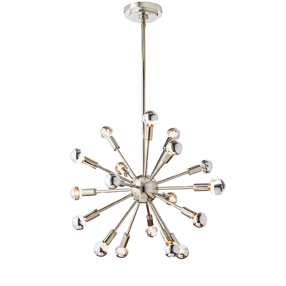 Home Decorators Collection Mattison 18 Light Chandelier Home Decorators Collection Mattison 18 Light Chandelier With Mirrored Bulbs