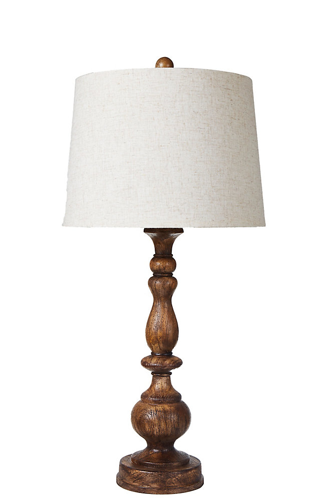 Home Decorators Collection Lukas 27.75-inch Table Lamp in Antique