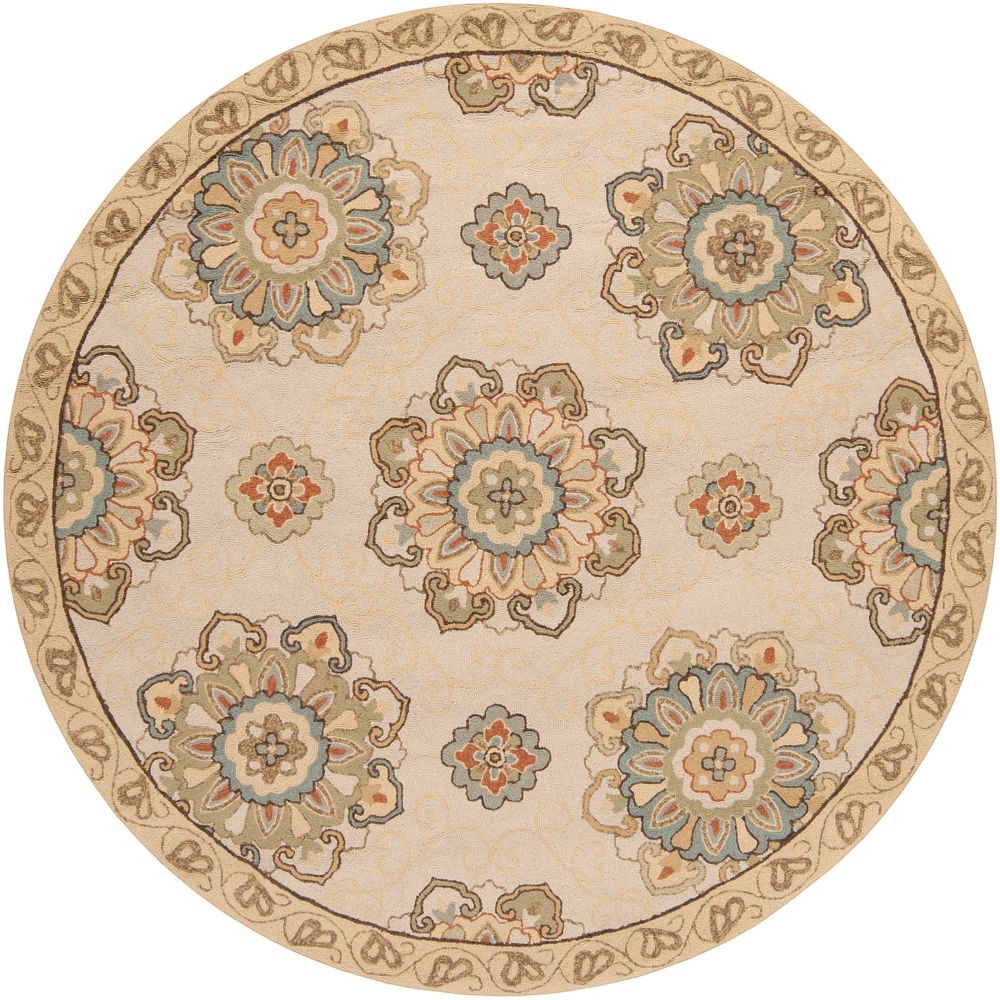 Home Decorators Collection Kelly Gold 8 Feet x 8 Feet Round Indoor