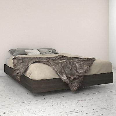 Nexera 346030 Queen Size Platform Bed Ebony The Home Depot Canada 346030 Queen Size Platform Bed Ebony