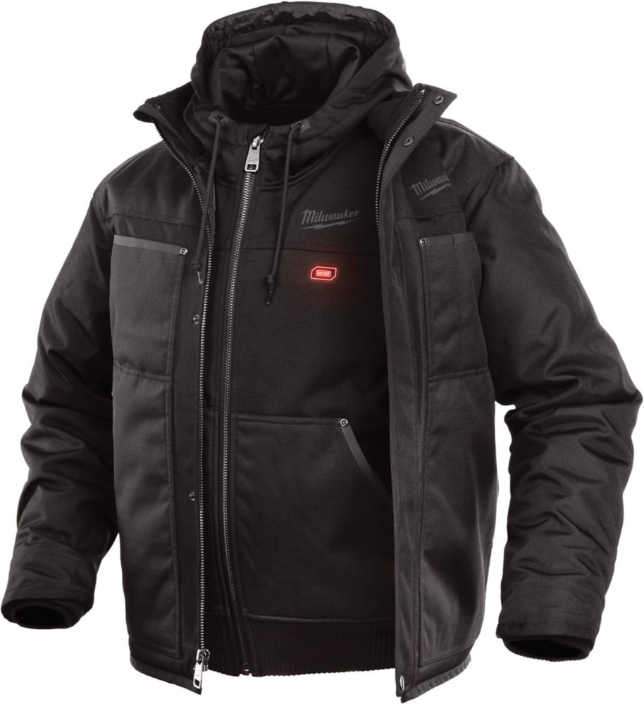 Milwaukee Tool M12 Heated 3-in-1 Jacket Only - Black - Medium | The ...