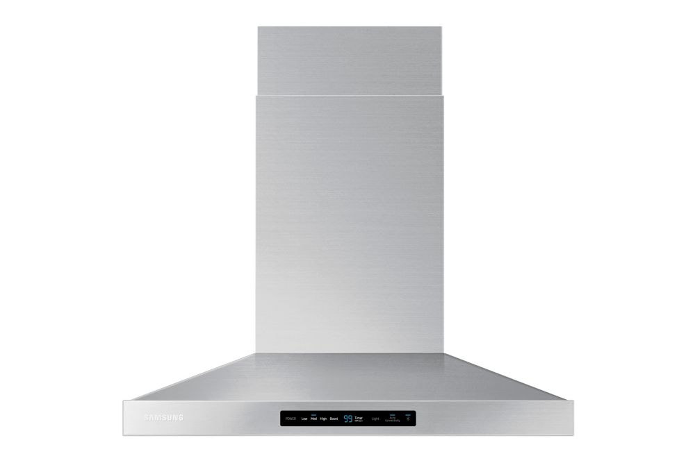 Samsung 30-inch Wall Mount Range Hood with Bluetooth in Stainless Steel