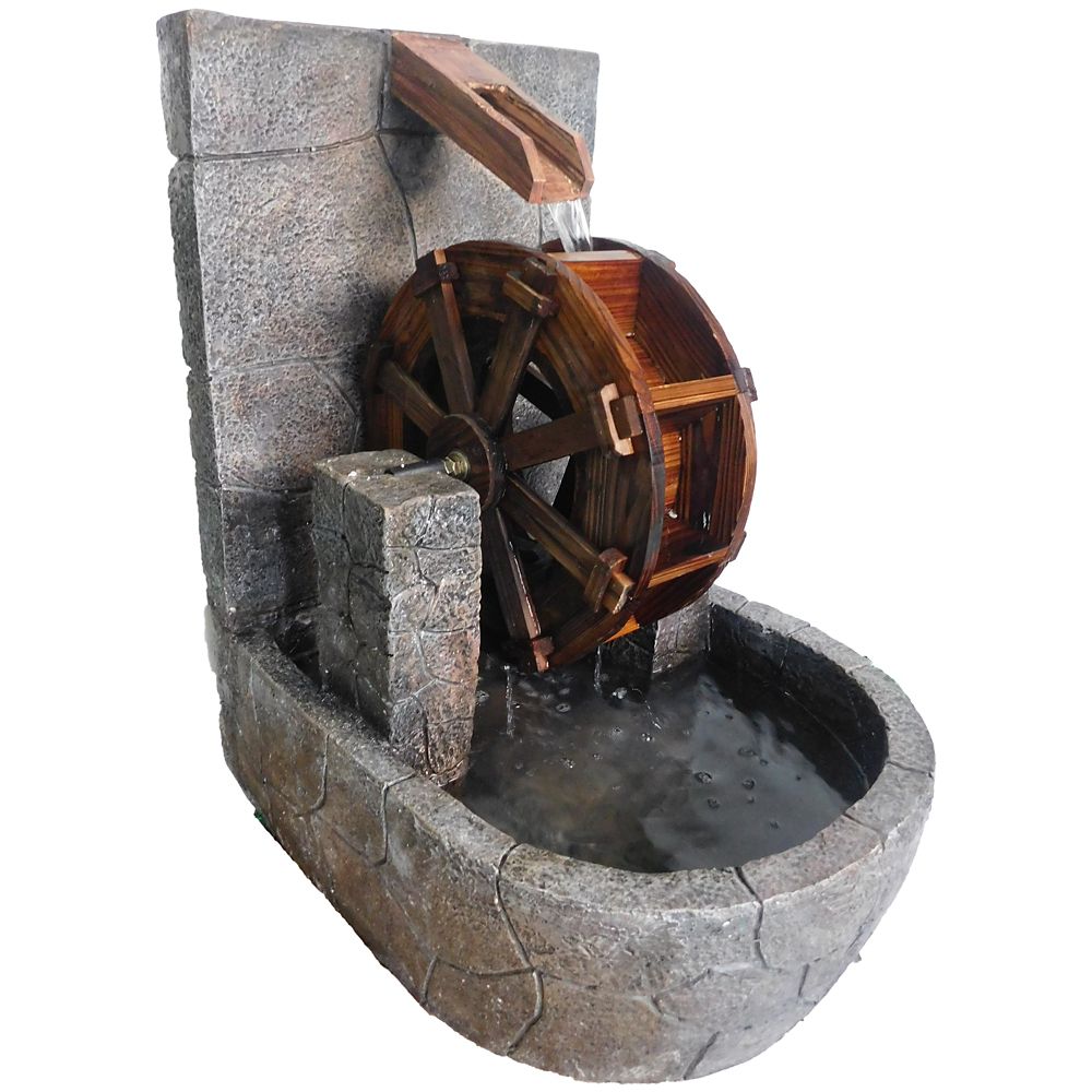 Angelo Decor Water Wheel Fountain